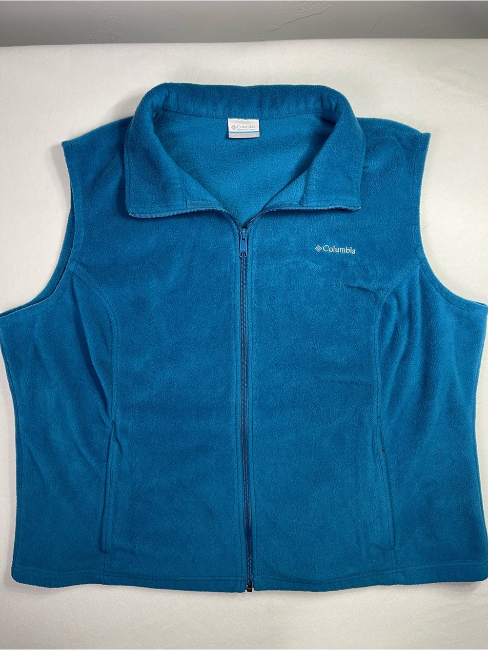 Columbia women’s fleece full zip vest 3X